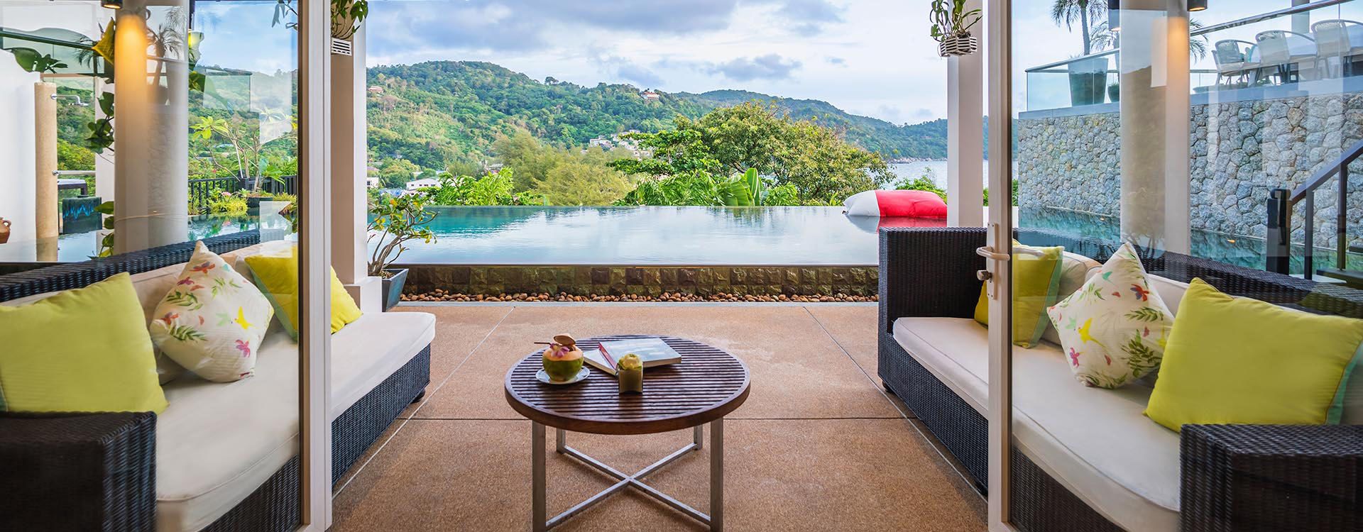 Villa Amanzi - Poolside terrace