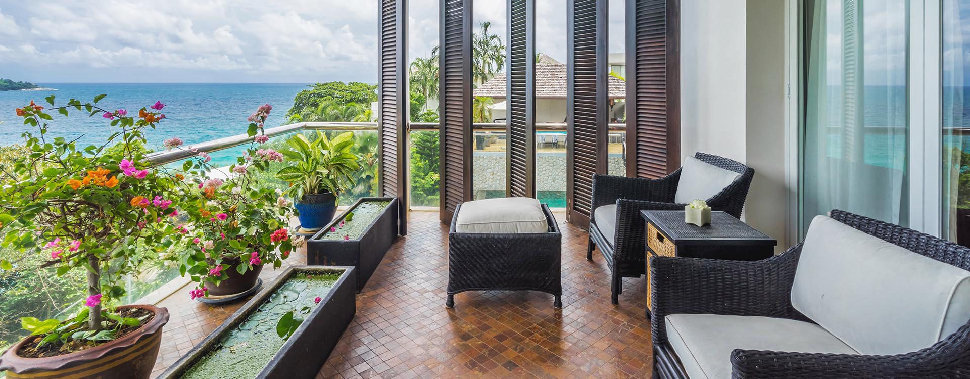 Villa Amanzi - Private terrace living